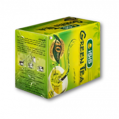 ISIS GREEN TEA 100% NATURAL 12 FILTER BAGS